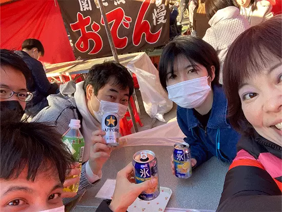 プライベートで集まるメンバーも！いろんな趣味を持つ社員が集まっています！