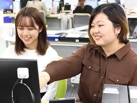 コミュニケーションを取りながら、仕事を丁寧にレクチャーする社風があります。