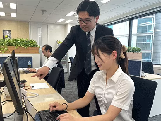 入社後は研修にて基礎知識をしっかりレクチャー！安心してキャリアを始められます◎