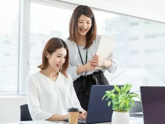分からないことがあっても問題なし！優しい先輩社員たちがしっかりサポートしてくれます♪