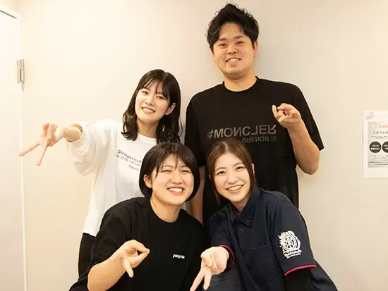 メンバー同士の距離も近く、和気あいあいとした雰囲気です◎
