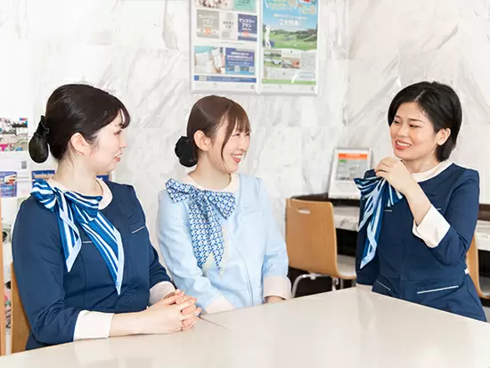 女性の多い環境だからこそ、気軽に相談できるのも魅力です。