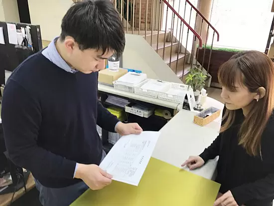 優しい先輩スタッフが、丁寧にしっかりと教えてくれるから、安心して仕事を覚えていっていただけます。