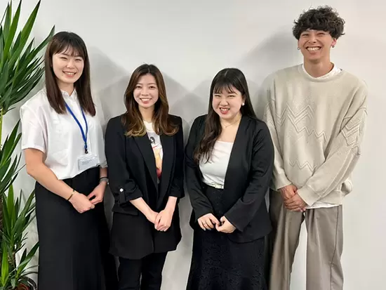 チームメンバーは6名。一緒に多くの方の「キレイになりたい」という思い叶えるお手伝いをしましょう。
