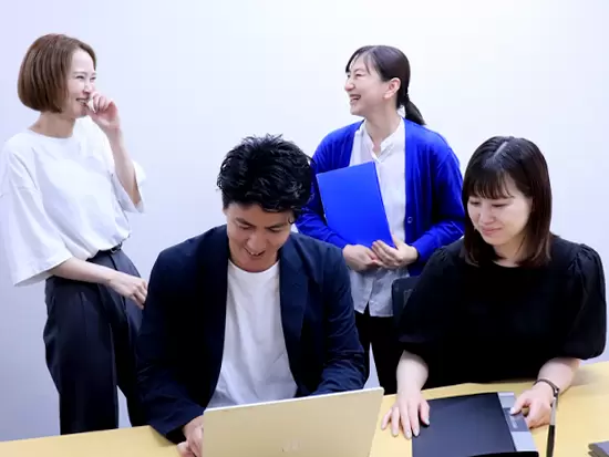 9割が未経験入社。みんな未経験者の気持ちや状況を理解しているので、安心です。