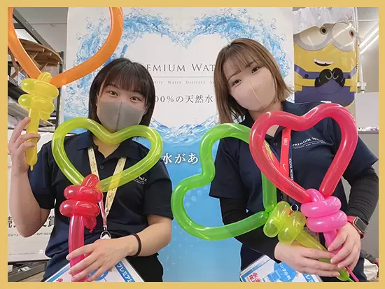 ◇1ブースあたり2人～3人体制で担当するので、困ったときは先輩がフォローしてくれます◎