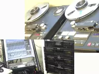 様々な機材を使って音と影像を創り出しています。