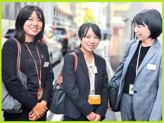 ✿社員同士の仲が良く、プライベートで一緒に出かけることも！頼れる先輩ばかりなので安心してください！