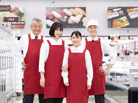 新鮮な食材はオーケーストアのこだわりの一つ。お客様にもご好評いただいています。