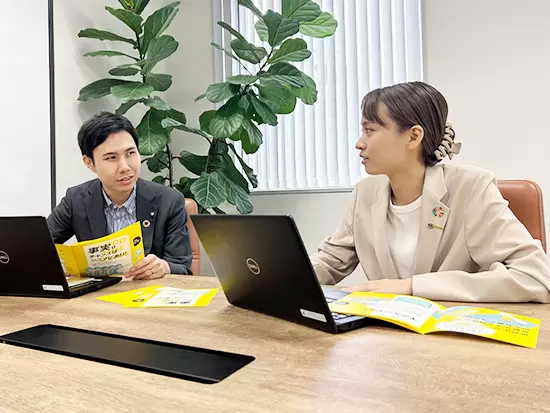 互いに協力し合うチームワークの良さが魅力！困ったことがあればすぐに相談してください！
