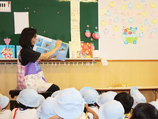 ワークライフバランス重視で長く働きたい方にもおすすめの環境です。（写真：前沢幼稚園）
