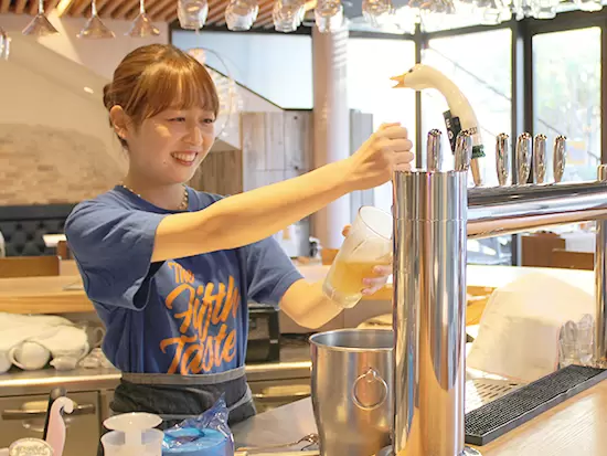 フードコートスタイルが多いので、体力的な負担も少ないです◎