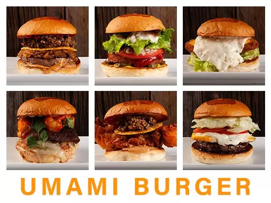 ハンバーガーの種類は約20種類以上！他にもフライドポテトやドリンクなど充実したメニューを揃えています！