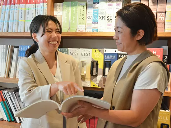 チームで目標を達成することを大切にしているため、社員同士の仲がとてもいい職場です！