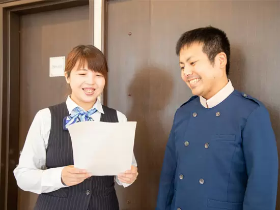 スタッフ同士の距離も近いので、安心して業務をスタートできますよ♪