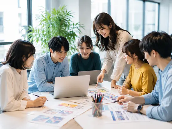 部署を越えてコミュニケーションを取りやすい、フラットな職場環境です◎