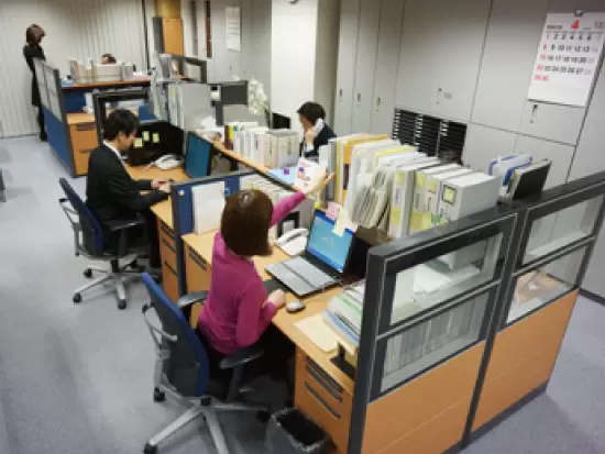 スタイリッシュで働きやすい本社オフィスです。