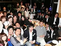 パーティーの一幕。社員間のコミュニケーションを大切にしています。