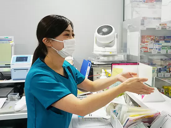 薬を通じて、お客様の穏やかな生活が維持・向上できるようサポートします！