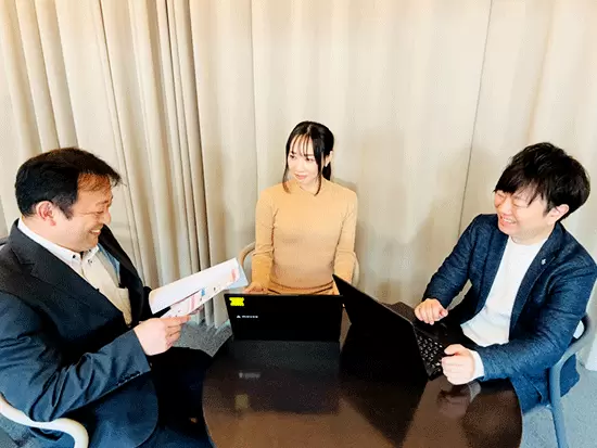 年次や役職問わずアイデアを言い合える風土が魅力の1つです！