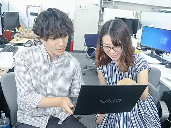 先輩社員が丁寧にお教えいたします！