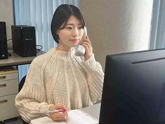 数字よりもお客さまに向き合うことを大切にしているので、押し売り営業とは無縁です◎