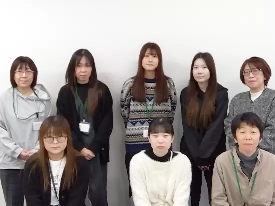 メンバーで協力しながら進める業務が多いため、仲も良く和やかな雰囲気です。