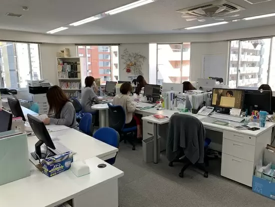 在籍のほとんどが女性社員です！