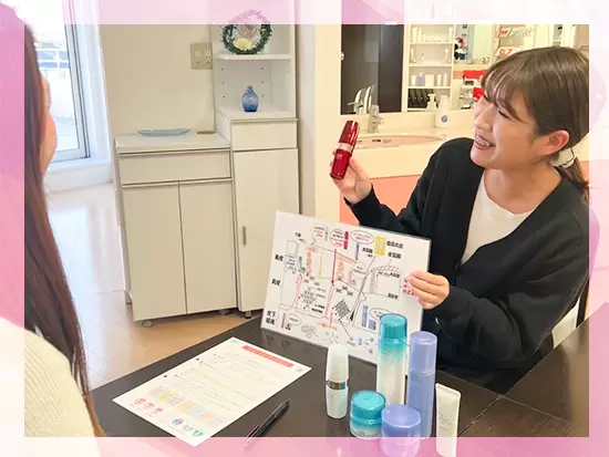 美容が好きでデビューしたメンバーが多数！基礎から学べるのでご安心ください◎