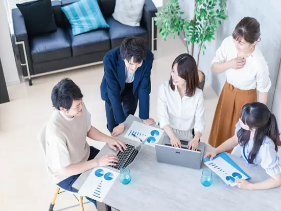 みんなでワイワイ楽しく仕事に取り組める環境です！