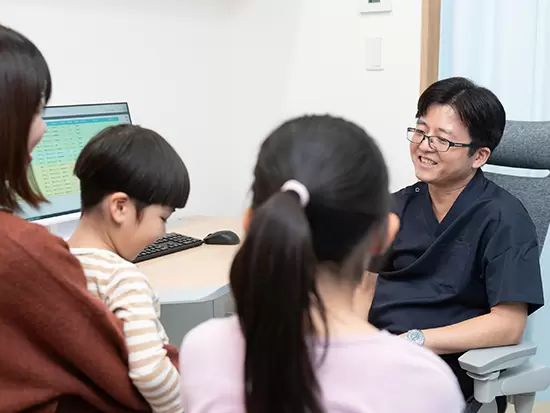 子どもたちとそのご家族が安心して通える『町のお医者さん』を目指しています。