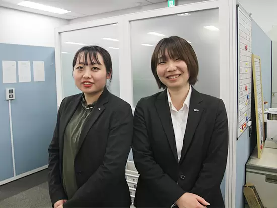 女性社員が働きやすい職場環境作りに会社として取り組んでいます！