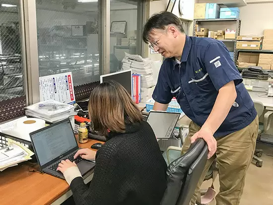 子育てと両立して勤務している社員も！長く安心して働き続けることができる環境です。