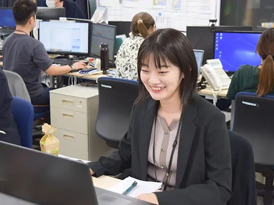 イレギュラー業務がほぼないため残業はほとんどありません！