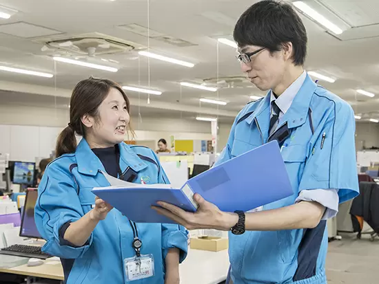 少数精鋭で従業員の業務を幅広くサポートしている分、スタッフへの教育環境も充実しているので安心です。