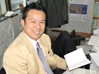 ▲不動産部門店長の大石です。働きやすい職場を目指しています！