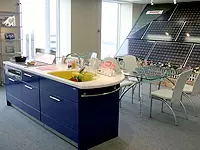 自由が丘のショールームは、白を基調としたキレイな空間です。