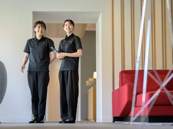 お客さまにとって穏やかで 心地よい時間になるよう、きめ細やかな心づかいでお迎えしています。