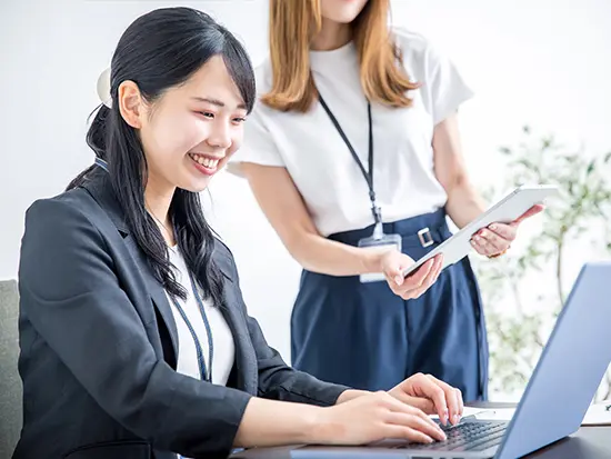 入社後は基礎からスタート！座学やOJTを通して仕事を覚えていくことができます。