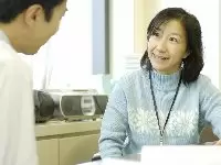 上司とのミーティング。分からないことを何でも相談できる