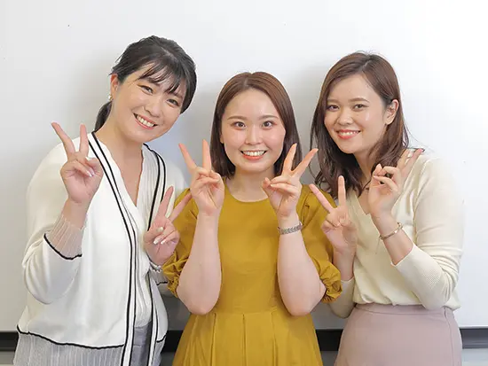 働きやすい環境づくりに注力。女性も多数活躍しており、長期的に勤務しやすい環境が魅力です。