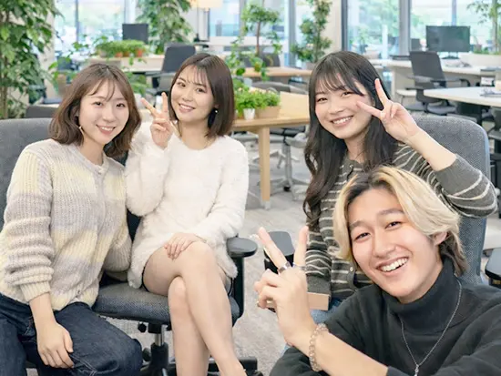 仕事を通してチャレンジする事で新たな自分を発見してきたメンバーたちが仲間をサポートし成長しています！