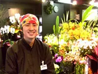 「お花のことだったら、何でも聞いてください。」笑顔が自慢！