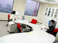 オフィスのインテリアや備品はこだわりがあるものばかり。