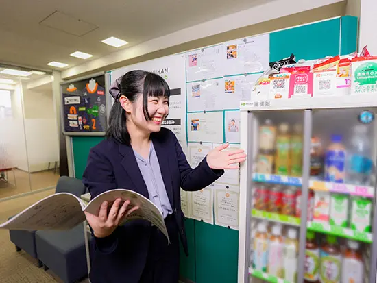 自分の提案から、笑顔で働ける人が増えていく。そんなやりがいある仕事です。