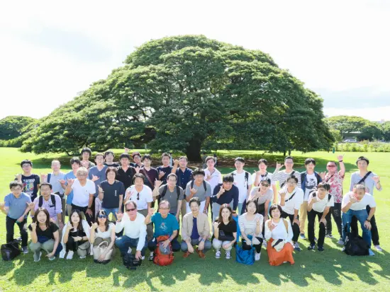 社員旅行での一枚／グループ会社を含め社員は温かな方ばかり。コミュニケーションは非常に取りやすいです。