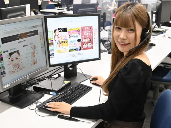 【予約受付スタッフ】お仕事は完全オフィスワーク！座り仕事なので体力的な負担も少なめです◎