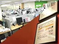 1人1人に広いスペースを確保。仕事環境にもこだわりがあります