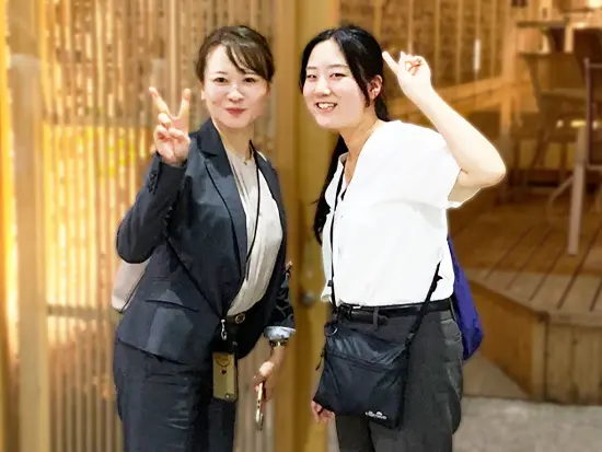 社員同士の交流も盛んで、フランクにコミュニケーションを取っています！