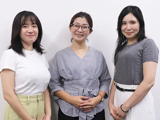 多様な個性を持つ社員が働いています！社員の6割が女性です。